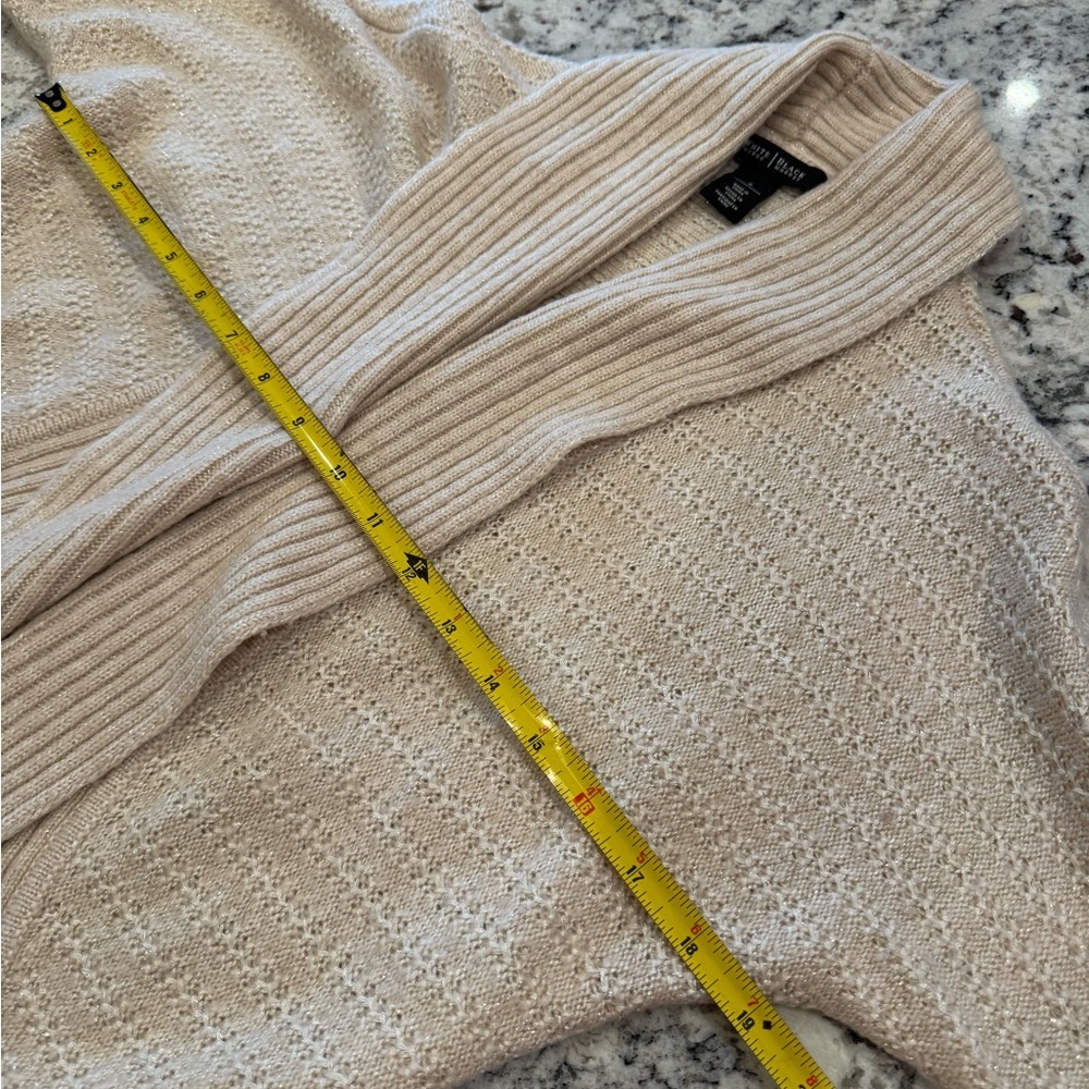 White House Black Market Cream Cardigan Sweater - Picture 4 of 11